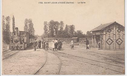 U 896/CPA      SAINT JEAN D' ASSE     LA GARE