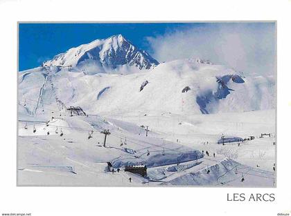 73 - Les Arcs - Les Arcs 2000 - Les pistes et l'Aiguille Grive - CPM - Flamme Postale - Voir Scans Recto-Verso