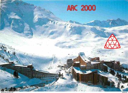 73 - Les Arcs - Les Arcs 2000 - Vue générale - piste Olympique K.L. - CPM - Voir Scans Recto-Verso