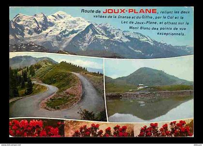 74 - Le Lac de Joux Plane - Multivues - Route de Joux Plane - Flamme Postale - CPM - Voir Scans Recto-Verso