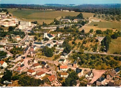 LE TRAIT . Vue aérienne . Vœux Trait . Nouveaux immeubles .