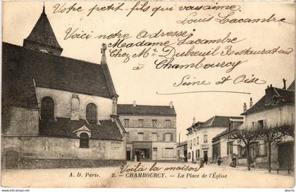 CPA Chambourcy Place de l'Eglise (1423625)