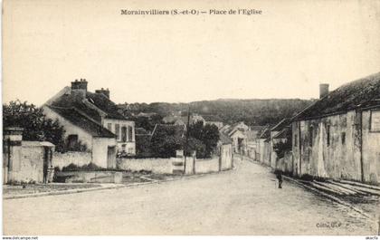 CPA MORAINVILLIERS-Place de l'Église (260494)