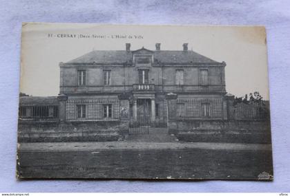 Cersay, l'hôtel de ville, Deux Sèvres 79