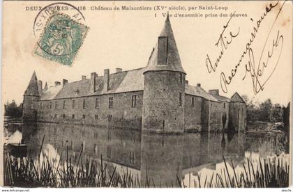 CPA Chateau de Maisontiers - par Saint-Loup-Lamaire (1141048)