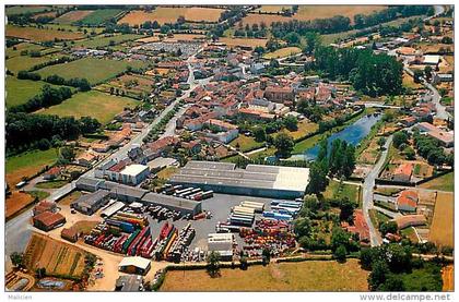 deux-sèvres - ref A 477- le busseau - vue générale - publicité au verso  "selta transports -carte bon état -