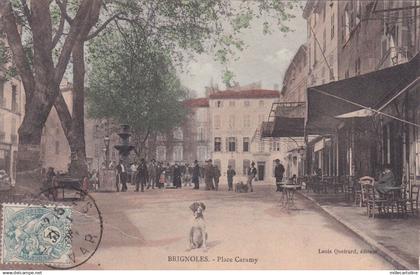 * FRANCE - Brignoles - Place Caramy 1906