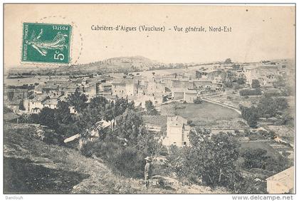 84 // CABRIERES AIGUES    vue générale Nord Est