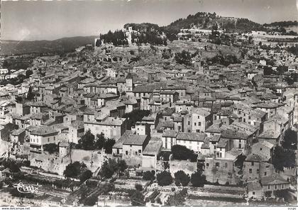 CPSM Cadenet vue aérienne L'Horloge et le Château