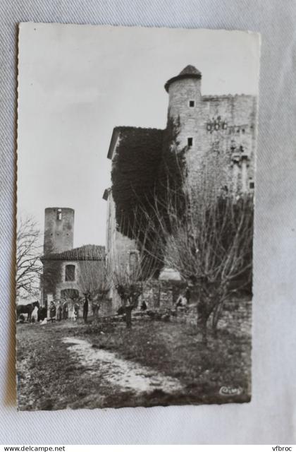 Cpsm, Goult, ancien château, Vaucluse 84