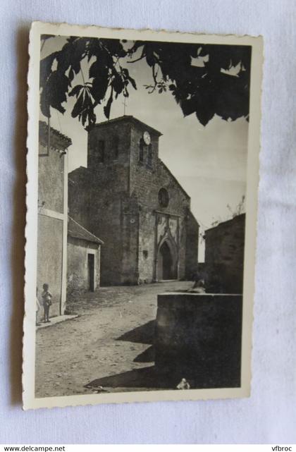 Cpsm, Mervent, l'église, Vendée 85