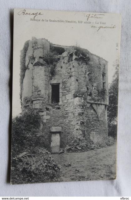 abbaye de la Grainetière, la tour, Vendée 85