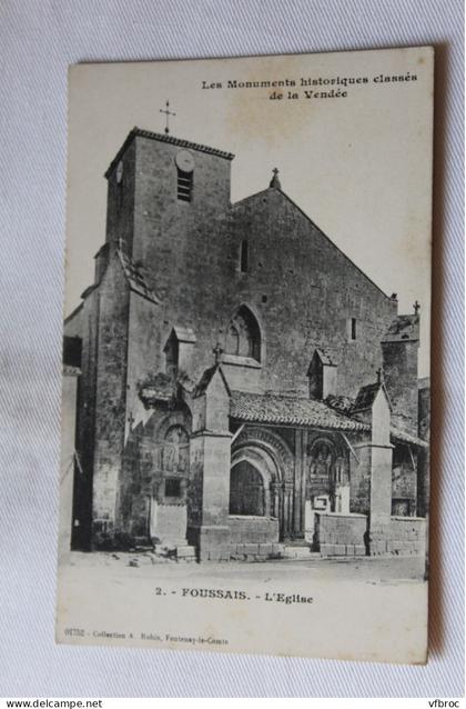 Foussais, l'église, Vendée 85