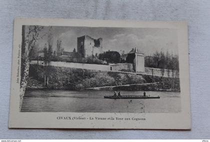 Civaux, la Vienne et la tour aux Cognons, Vienne 86