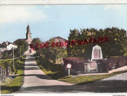 87 - RILHAC RANCON - L' EGLISE ET LE MONUMENT AUX MORTS