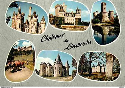 87 - Haute Vienne - Limousin - Chateaux en Limousin - Multivues - Carte Neuve - CPM - Voir Scans Recto-Verso