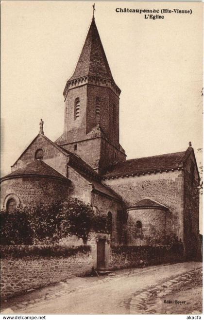 CPA CHATEAUPONSAC L'Église (122463)