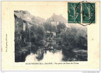 Carte Postale Ancienne de MONTHUREUX sur SAONE