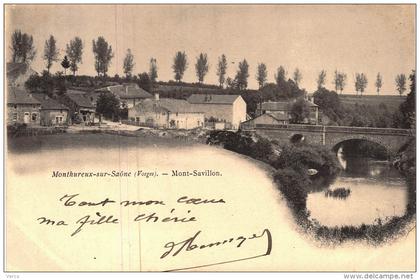 Carte Postale Ancienne de MONTHUREUX sur SAONE