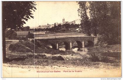 Carte Postale Ancienne de MONTHUREUX sur SAONE