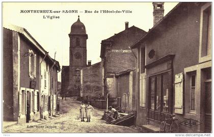 Carte Postale Ancienne de MONTHUREUX sur SAONE