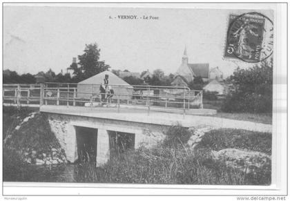 89 )) VERNOY  VENOY   LE PONT   n°6 Karl Guillot édit