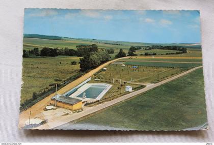 Cpm, Courgenay, la piscine et le camping, Yonne 89