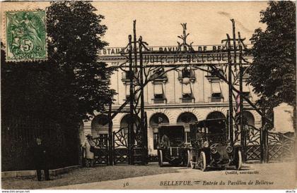 CPA Bellevue - Entree du Pavillon de Bellevue (274688)