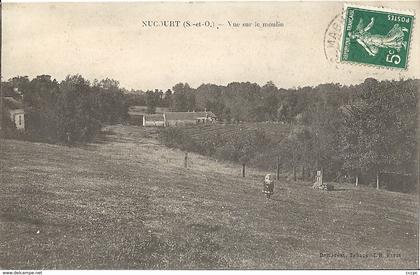 CPA Nucourt Vue sur le Moulin