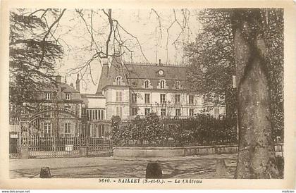 - val d oise -ref-A07 - baillet en france - le château - châteaux -