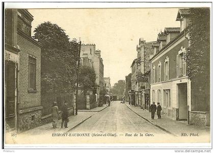 ERMONT-EAUBONNE  -  Rue de la Gare