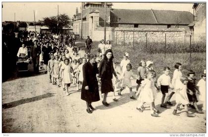 PHOTO   (95)    ERMONT EAUBONNE 14 JUILLET 1947 (photo H DUBOIS  ermont)