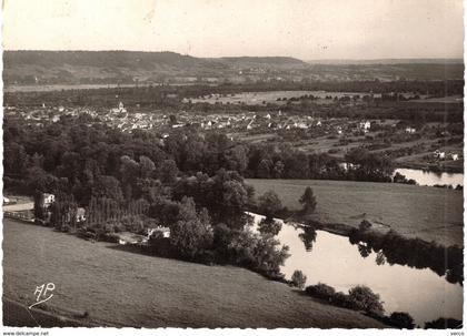 Carte POSTALE Ancienne de HAUTE  ISLE - Vue sur Moisson