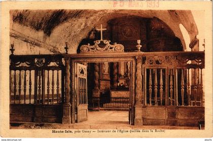 CPA HAUTE-ISLE, pres Gasny - Interieur de l'Église (107744)