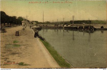 CPA ABLON-sur-SEINE Entree de l'Ecluse (1352766)