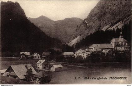 CPA ABONDANCE - Vue générale d'ABONDANCE (691636)