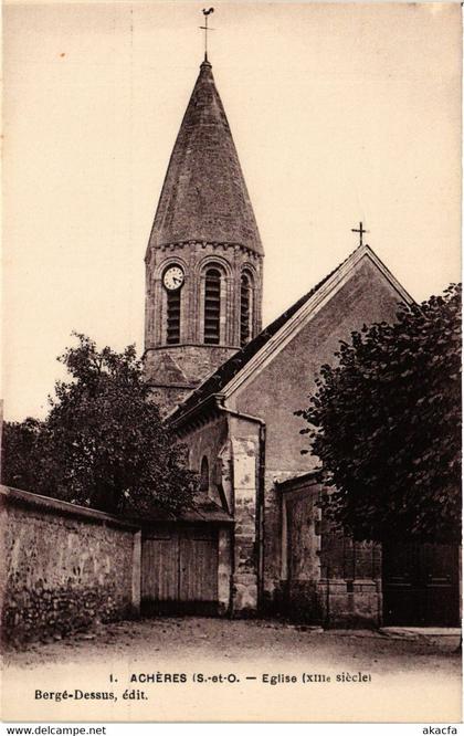 CPA AK ACHERES - Église (352676)