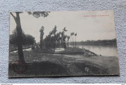 Cpa 1909, Agen, rives de la Garonne, Lot et Garonne 47