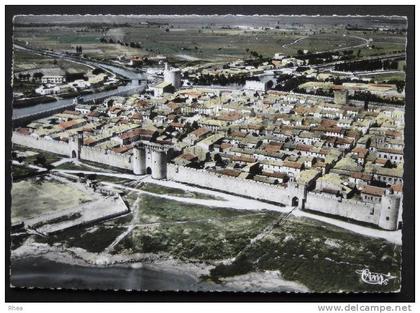 30 Aigues-Mortes ville fortifiee vue aerienne    D30D  K30003K  C30003C RH023805