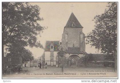 AINAY-LE-VIEIL - Eglise - roulotte