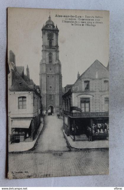 Aire sur la Lys, tour du Beffroi, Pas de Calais 62