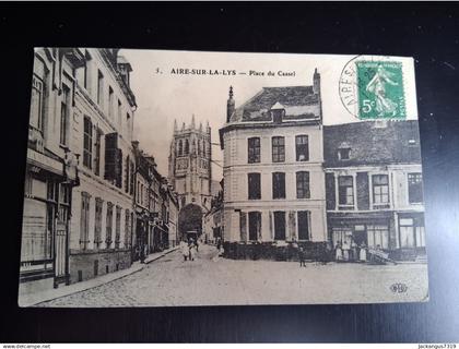 CPA - Aire sur la Lys - Place du Cassel