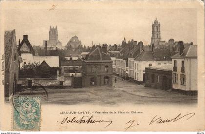 CPA AIRE-sur-la-LYS-Vue prise de la Place du Cháteau (46215)