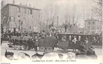 Carte POSTALE Ancienne de AIX en PROVENCE - Le carnaval