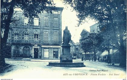 Carte POSTALE  Ancienne de   AIX en PROVENCE - Place Forbin