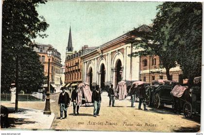 CPA AIX-les-BAINS - Place des Bains (252155)