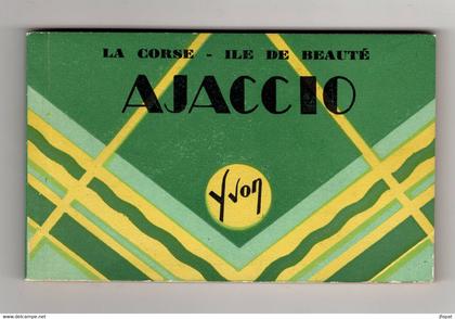 2A CORSE DU SUD - AJACCIO carnet complet de 20 cartes