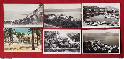 6 cartes -  Ajaccio - (20) - 2A -  Corse du Sud