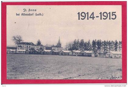 57 - ALBESDORF - ALBESTROFF - STE ANNE - LAZARET - CROIX ROUGE - FELDPOST