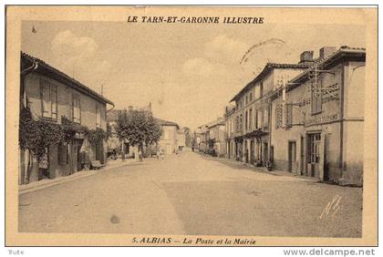 ALBIAS LA POSTE ET LA MAIRIE